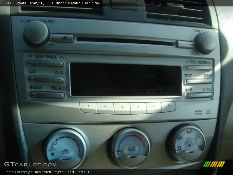 Blue Ribbon Metallic / Ash Gray 2010 Toyota Camry LE