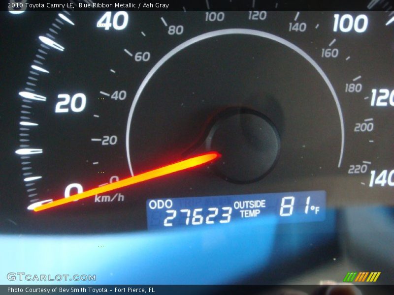 Blue Ribbon Metallic / Ash Gray 2010 Toyota Camry LE