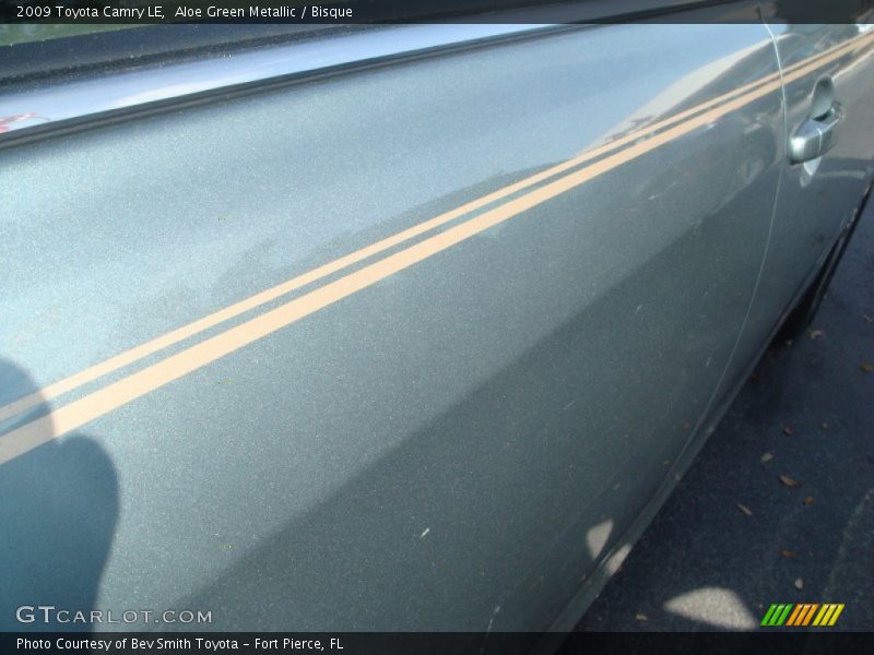 Aloe Green Metallic / Bisque 2009 Toyota Camry LE