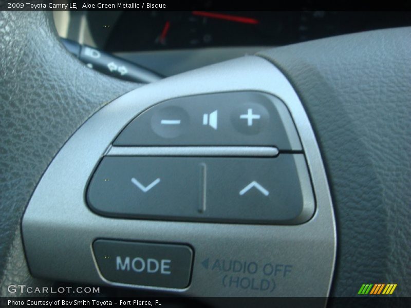 Aloe Green Metallic / Bisque 2009 Toyota Camry LE