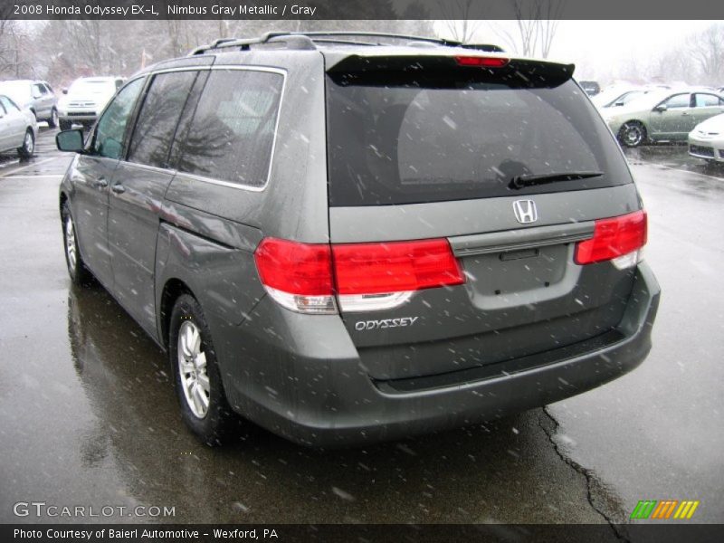 Nimbus Gray Metallic / Gray 2008 Honda Odyssey EX-L