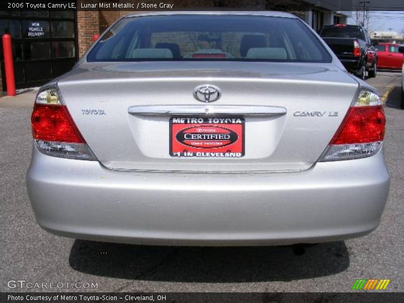 Lunar Mist Metallic / Stone Gray 2006 Toyota Camry LE