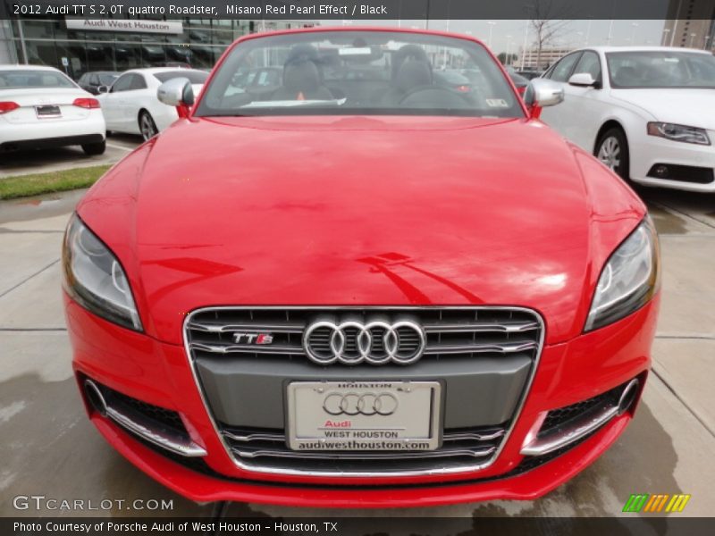 Misano Red Pearl Effect / Black 2012 Audi TT S 2.0T quattro Roadster