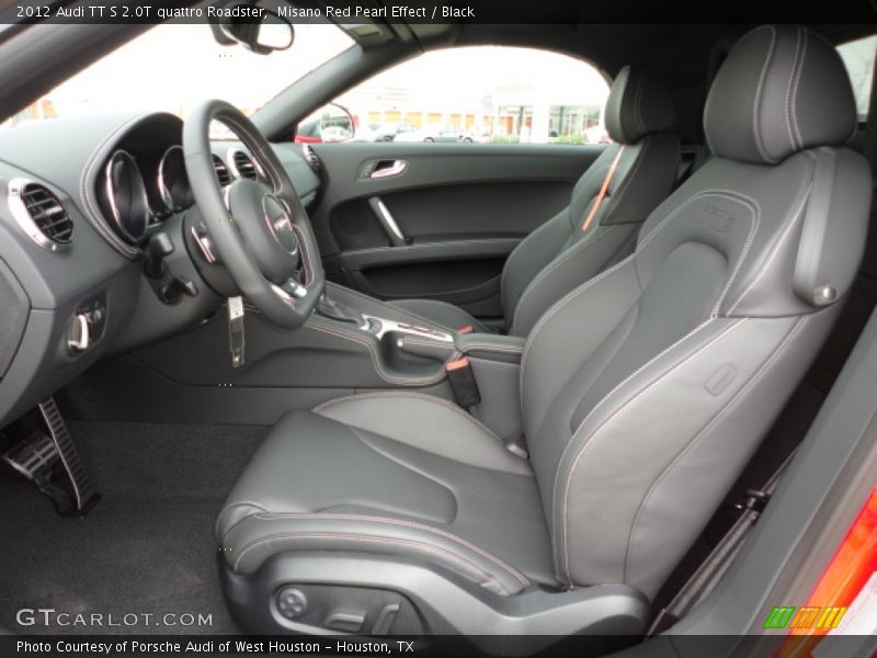  2012 TT S 2.0T quattro Roadster Black Interior