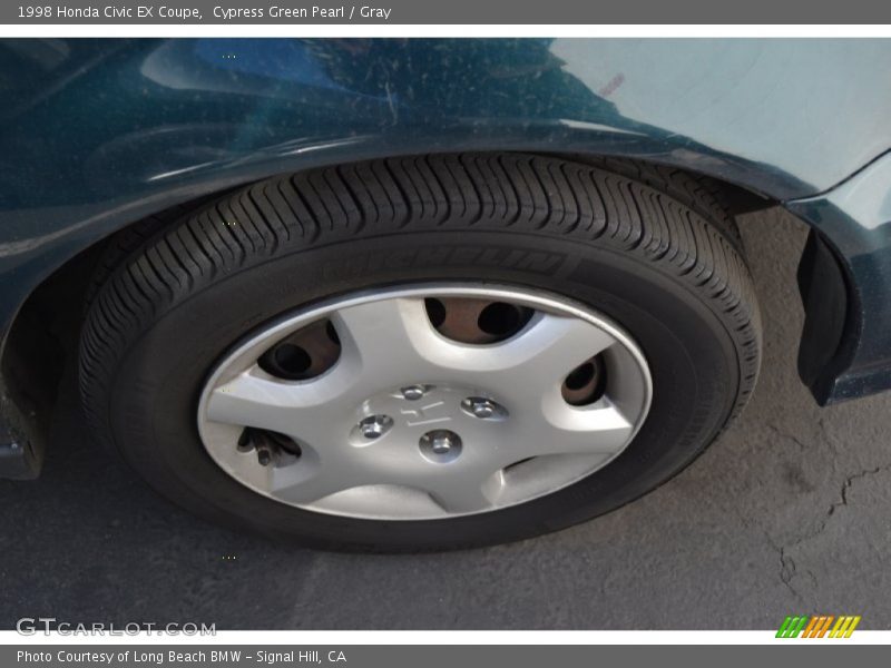 Cypress Green Pearl / Gray 1998 Honda Civic EX Coupe
