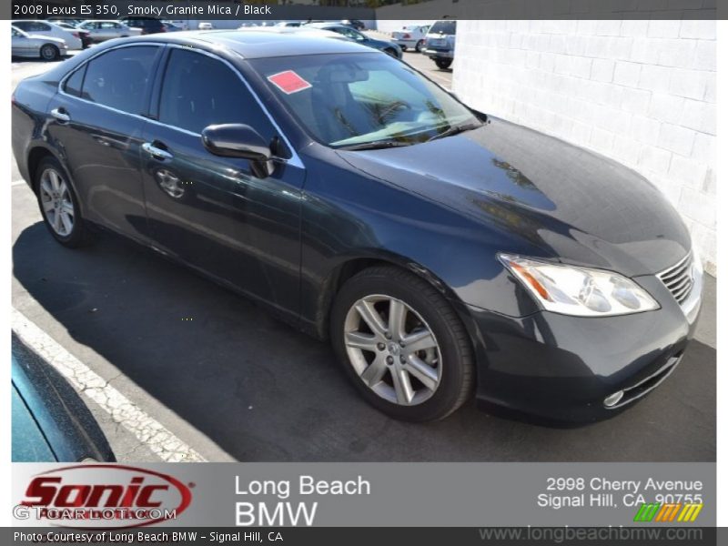 Smoky Granite Mica / Black 2008 Lexus ES 350