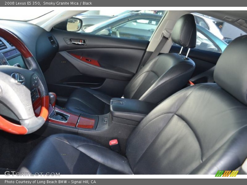 Smoky Granite Mica / Black 2008 Lexus ES 350