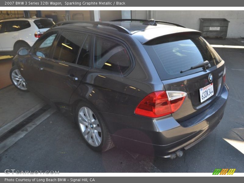 Sparkling Graphite Metallic / Black 2007 BMW 3 Series 328i Wagon