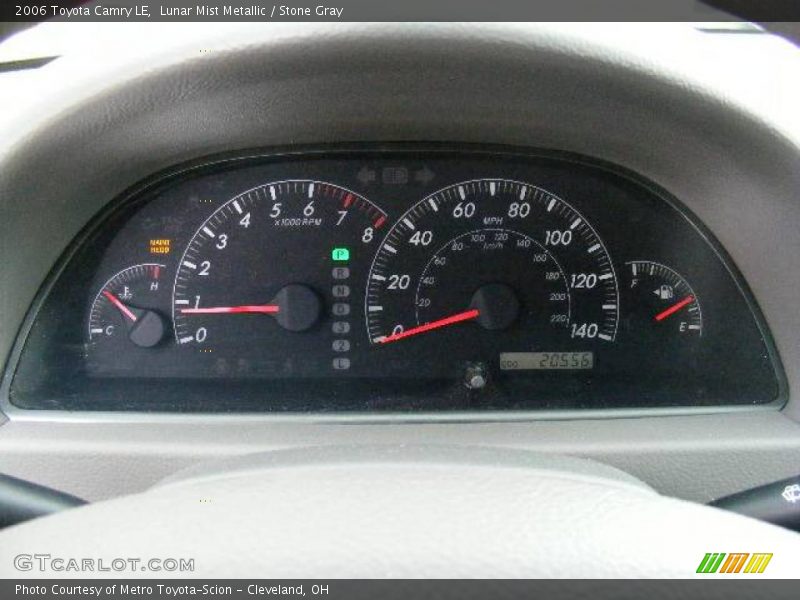 Lunar Mist Metallic / Stone Gray 2006 Toyota Camry LE