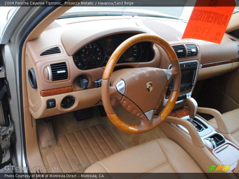 Prosecco Metallic / Havanna/Sand Beige 2004 Porsche Cayenne Tiptronic