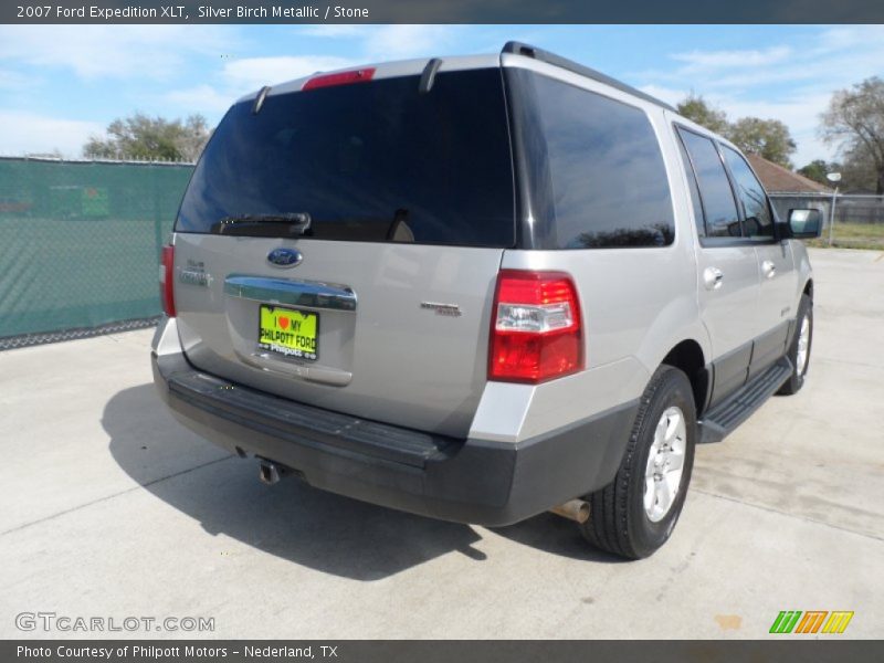 Silver Birch Metallic / Stone 2007 Ford Expedition XLT
