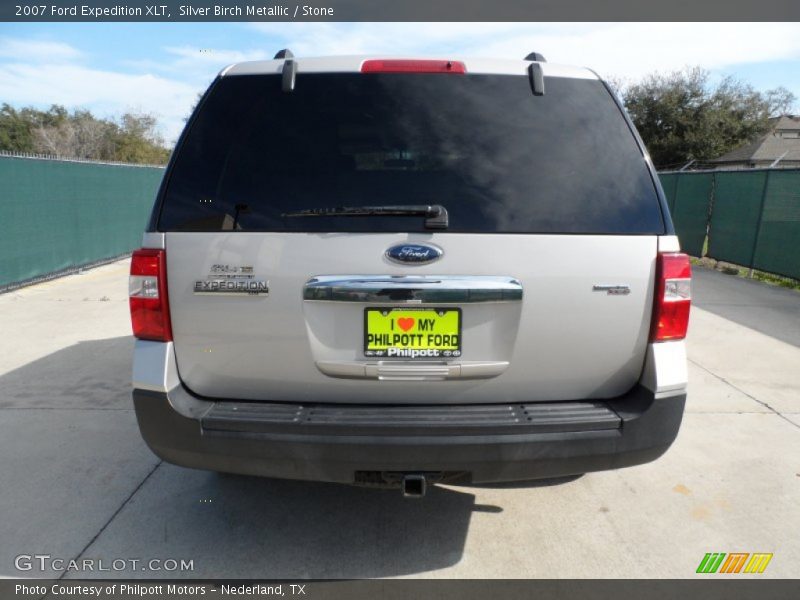 Silver Birch Metallic / Stone 2007 Ford Expedition XLT