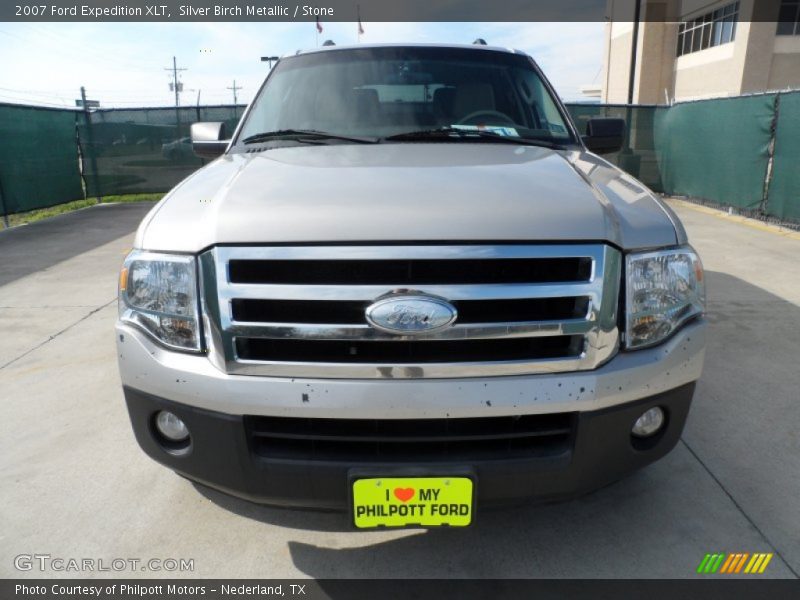 Silver Birch Metallic / Stone 2007 Ford Expedition XLT
