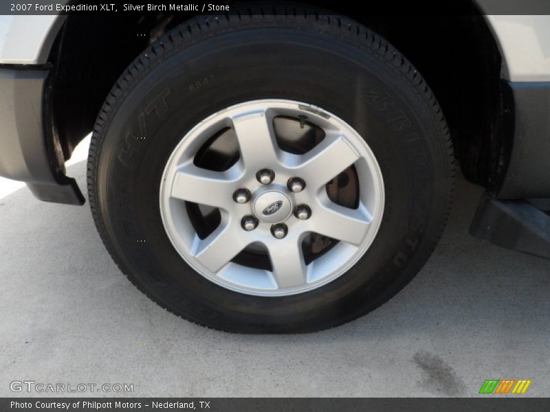 Silver Birch Metallic / Stone 2007 Ford Expedition XLT