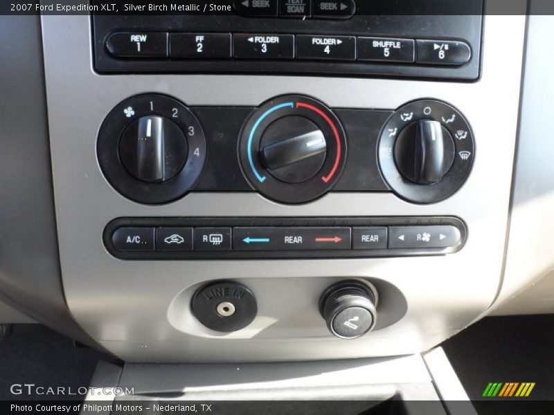Silver Birch Metallic / Stone 2007 Ford Expedition XLT