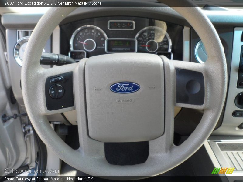 Silver Birch Metallic / Stone 2007 Ford Expedition XLT