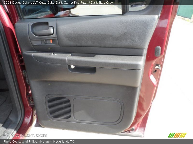 Dark Garnet Red Pearl / Dark Slate Gray 2001 Dodge Dakota SLT Quad Cab