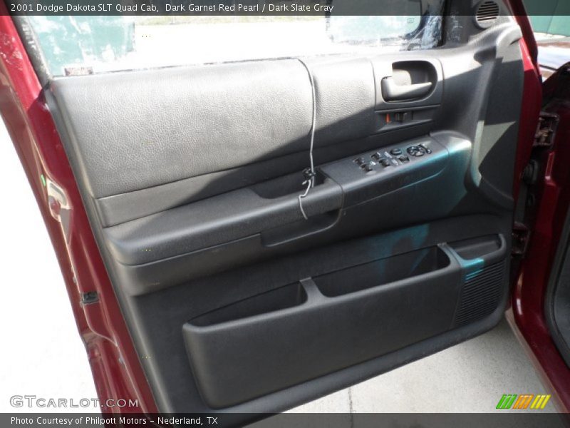 Dark Garnet Red Pearl / Dark Slate Gray 2001 Dodge Dakota SLT Quad Cab