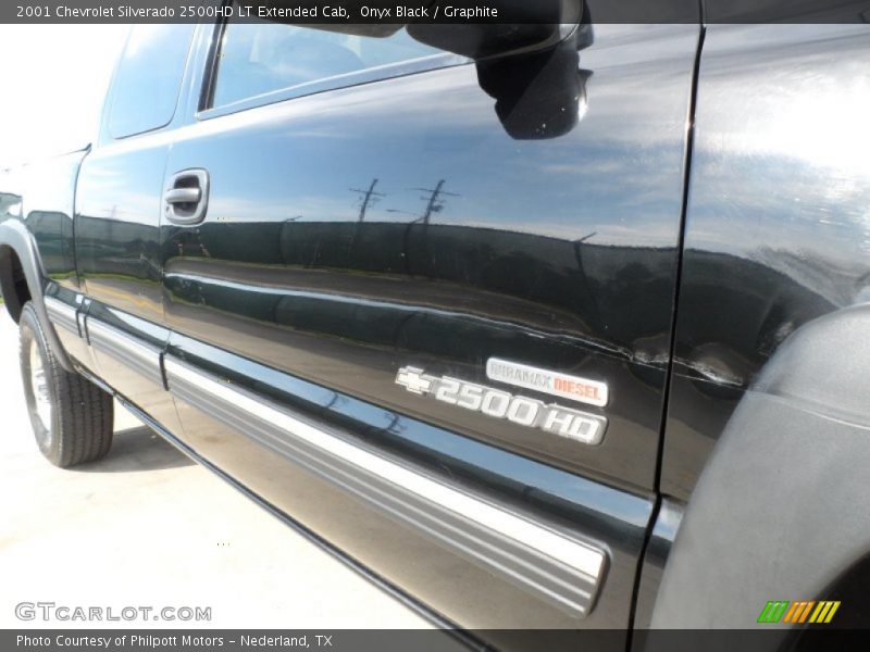 Onyx Black / Graphite 2001 Chevrolet Silverado 2500HD LT Extended Cab