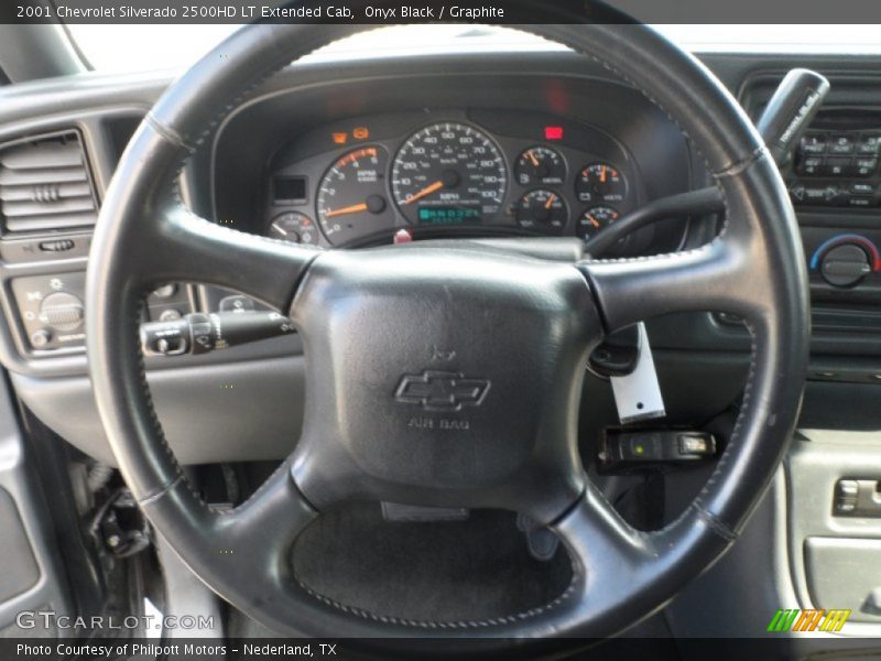 Onyx Black / Graphite 2001 Chevrolet Silverado 2500HD LT Extended Cab