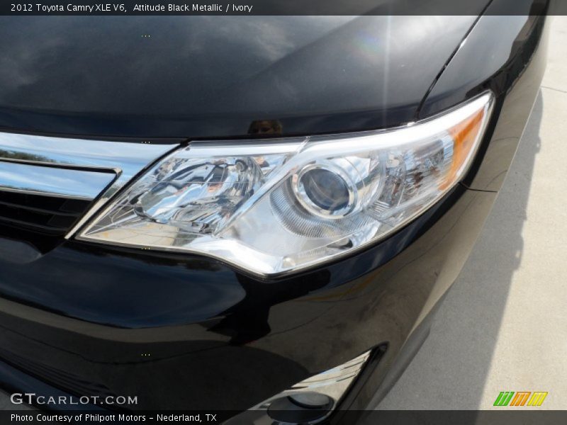 Attitude Black Metallic / Ivory 2012 Toyota Camry XLE V6
