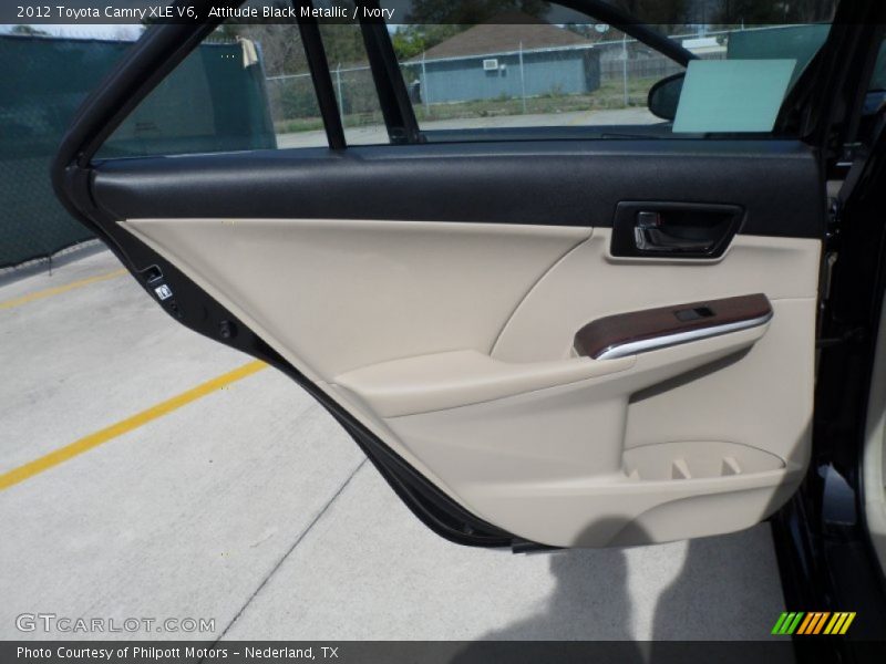Attitude Black Metallic / Ivory 2012 Toyota Camry XLE V6