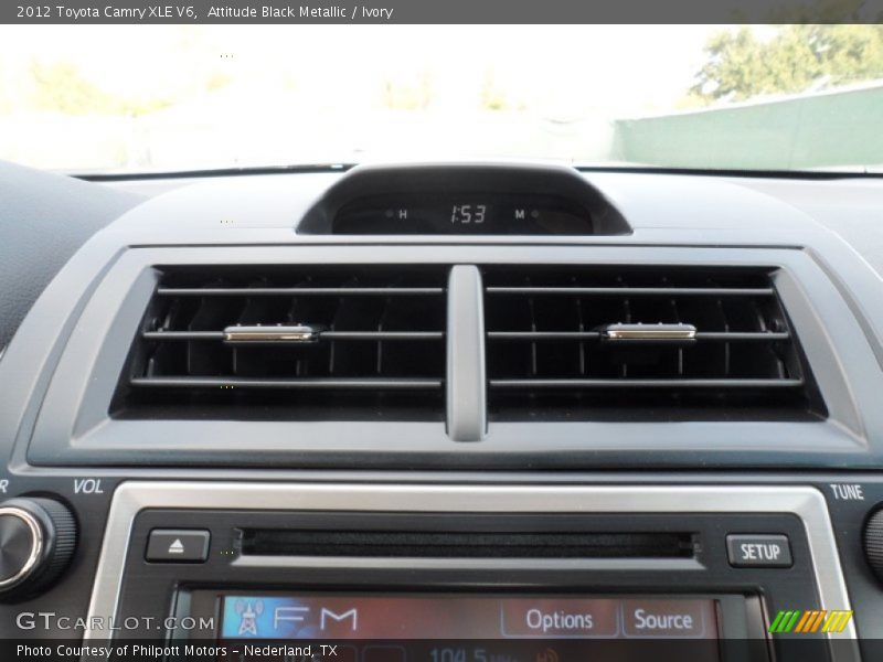 Attitude Black Metallic / Ivory 2012 Toyota Camry XLE V6