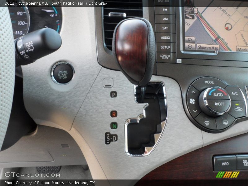  2012 Sienna XLE 6 Speed ECT-i Automatic Shifter