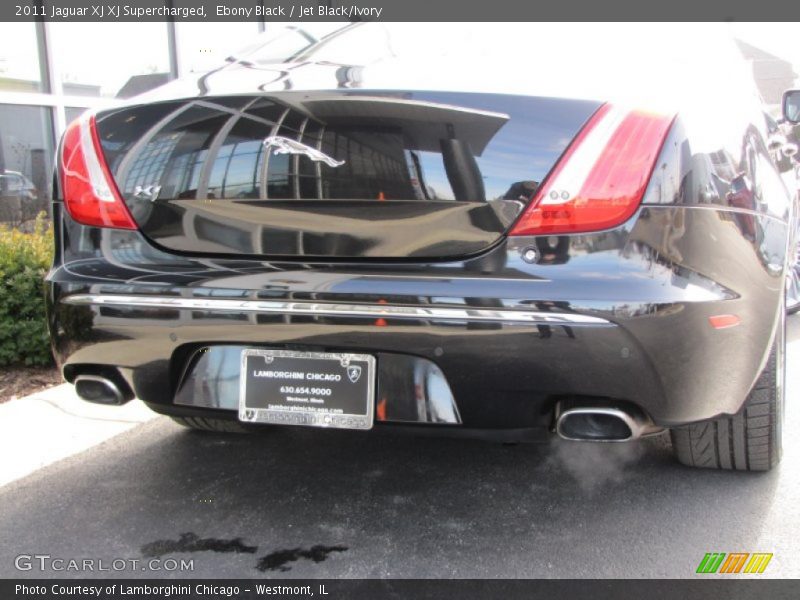 Ebony Black / Jet Black/Ivory 2011 Jaguar XJ XJ Supercharged