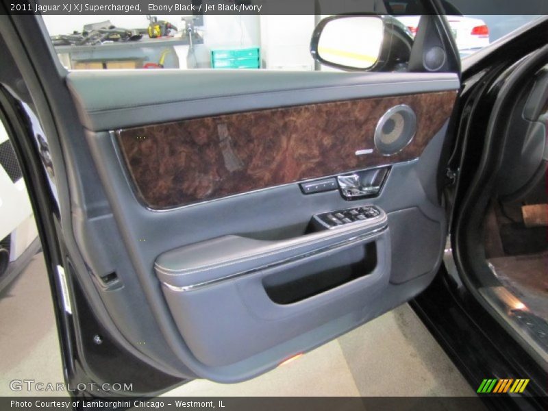 Ebony Black / Jet Black/Ivory 2011 Jaguar XJ XJ Supercharged