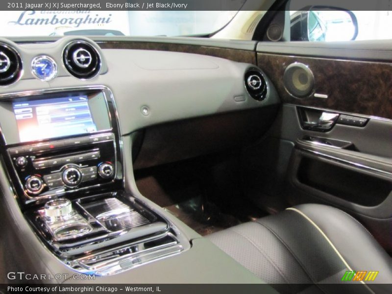 Ebony Black / Jet Black/Ivory 2011 Jaguar XJ XJ Supercharged