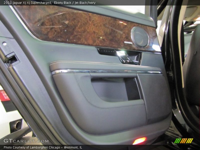 Ebony Black / Jet Black/Ivory 2011 Jaguar XJ XJ Supercharged