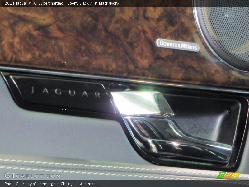 Ebony Black / Jet Black/Ivory 2011 Jaguar XJ XJ Supercharged