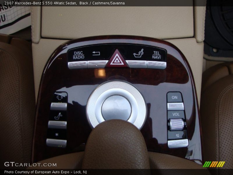 Black / Cashmere/Savanna 2007 Mercedes-Benz S 550 4Matic Sedan