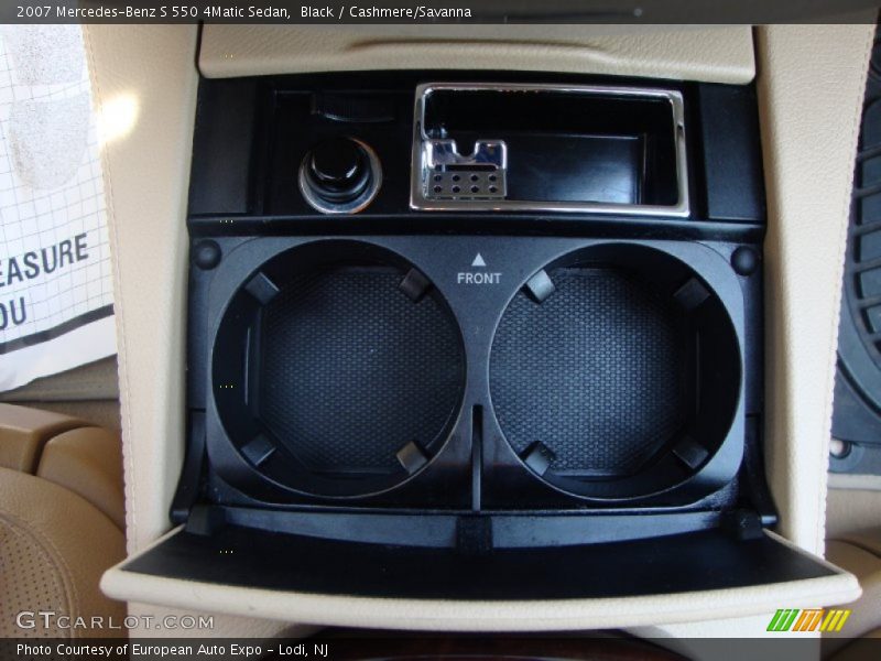 Black / Cashmere/Savanna 2007 Mercedes-Benz S 550 4Matic Sedan