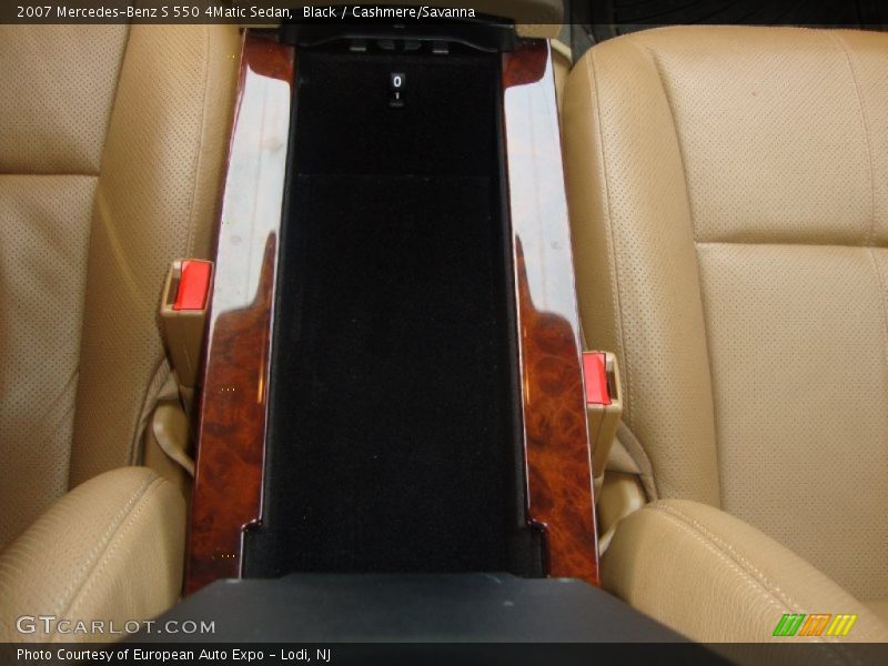 Black / Cashmere/Savanna 2007 Mercedes-Benz S 550 4Matic Sedan
