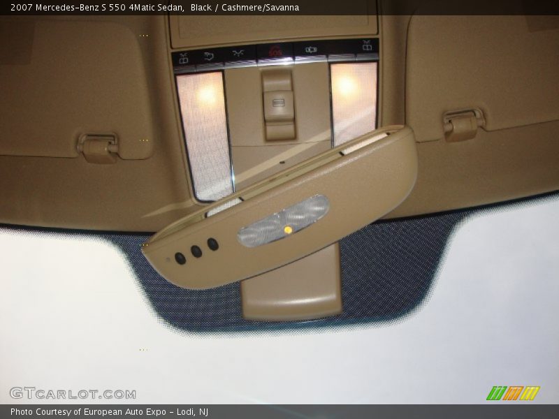 Black / Cashmere/Savanna 2007 Mercedes-Benz S 550 4Matic Sedan