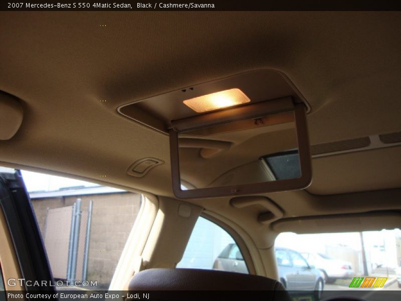 Black / Cashmere/Savanna 2007 Mercedes-Benz S 550 4Matic Sedan