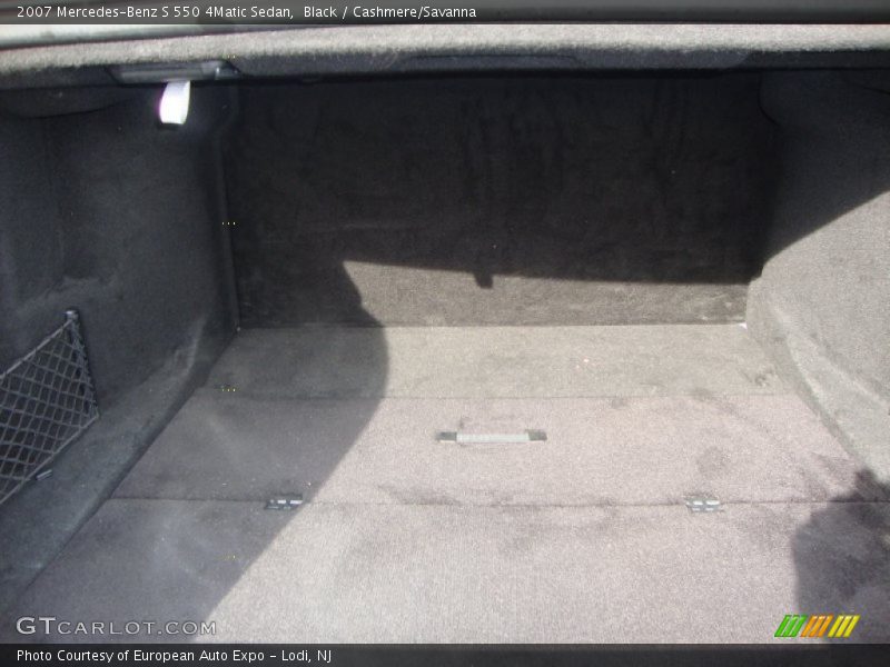 Black / Cashmere/Savanna 2007 Mercedes-Benz S 550 4Matic Sedan