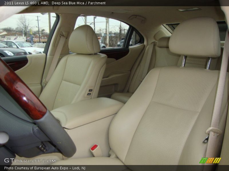 Deep Sea Blue Mica / Parchment 2011 Lexus LS 460 L AWD