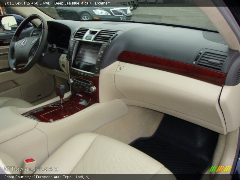 Deep Sea Blue Mica / Parchment 2011 Lexus LS 460 L AWD