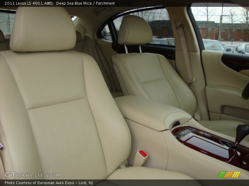 Deep Sea Blue Mica / Parchment 2011 Lexus LS 460 L AWD