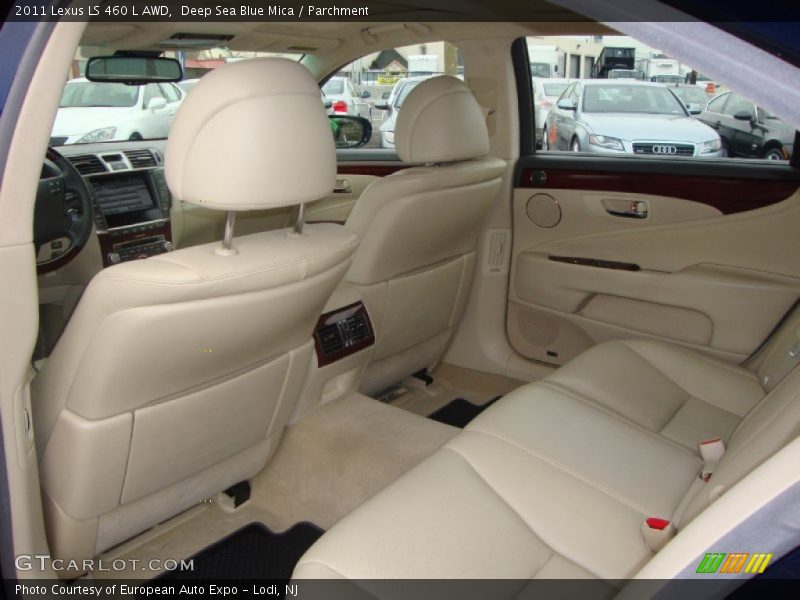 Deep Sea Blue Mica / Parchment 2011 Lexus LS 460 L AWD