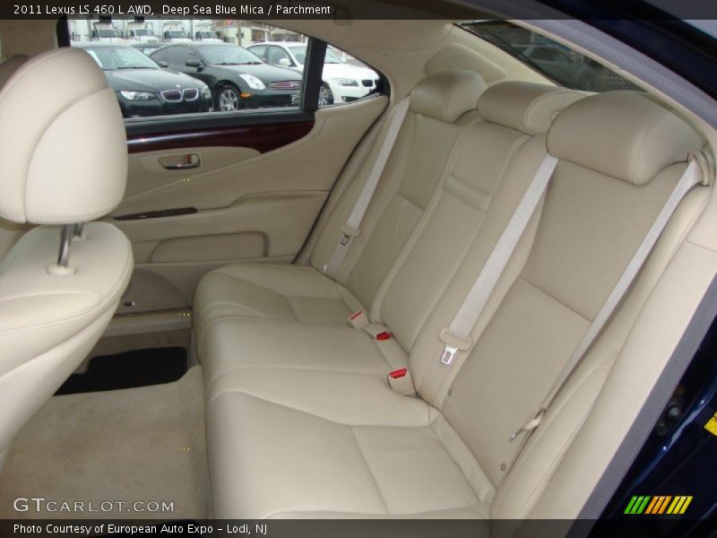 Deep Sea Blue Mica / Parchment 2011 Lexus LS 460 L AWD