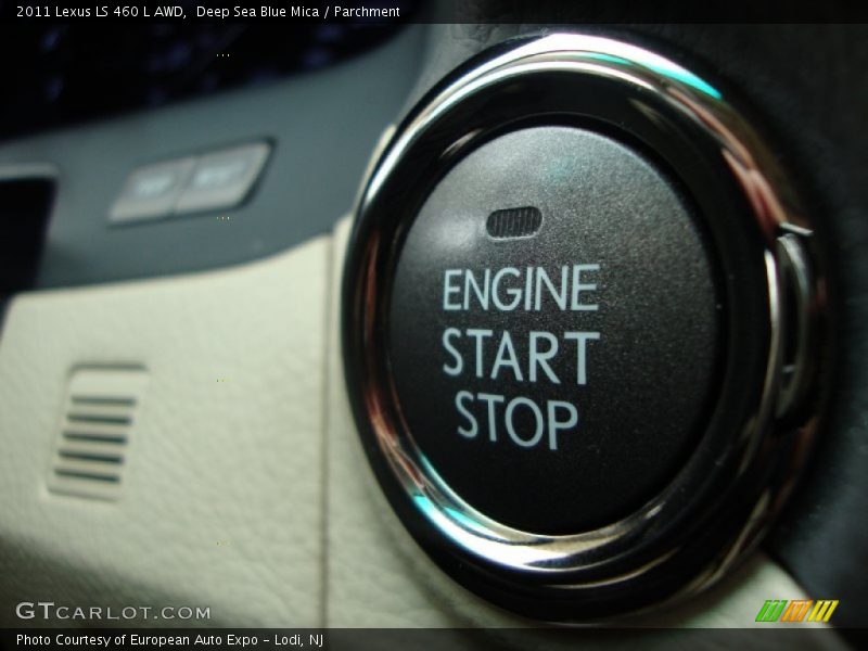 Deep Sea Blue Mica / Parchment 2011 Lexus LS 460 L AWD