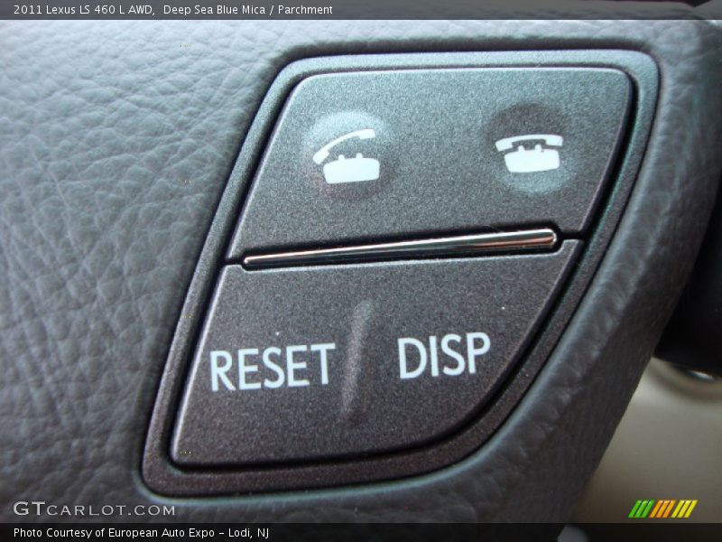 Deep Sea Blue Mica / Parchment 2011 Lexus LS 460 L AWD