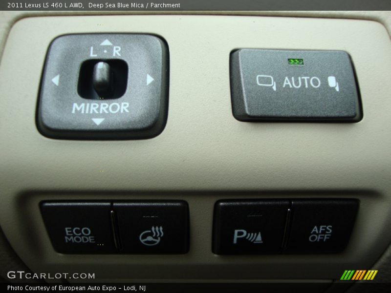 Deep Sea Blue Mica / Parchment 2011 Lexus LS 460 L AWD