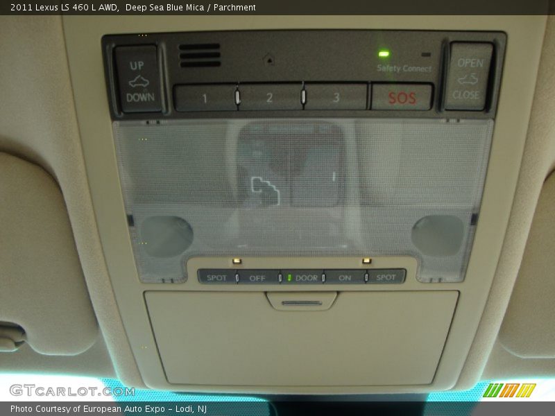 Deep Sea Blue Mica / Parchment 2011 Lexus LS 460 L AWD
