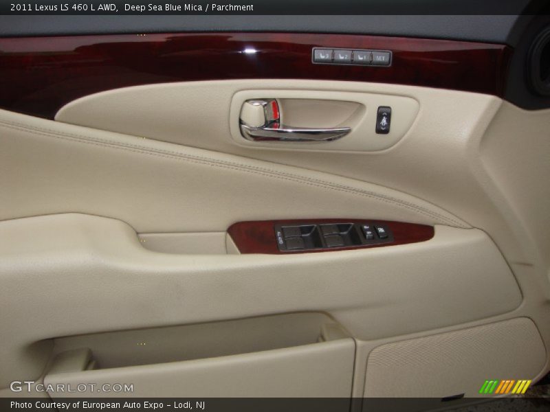 Deep Sea Blue Mica / Parchment 2011 Lexus LS 460 L AWD