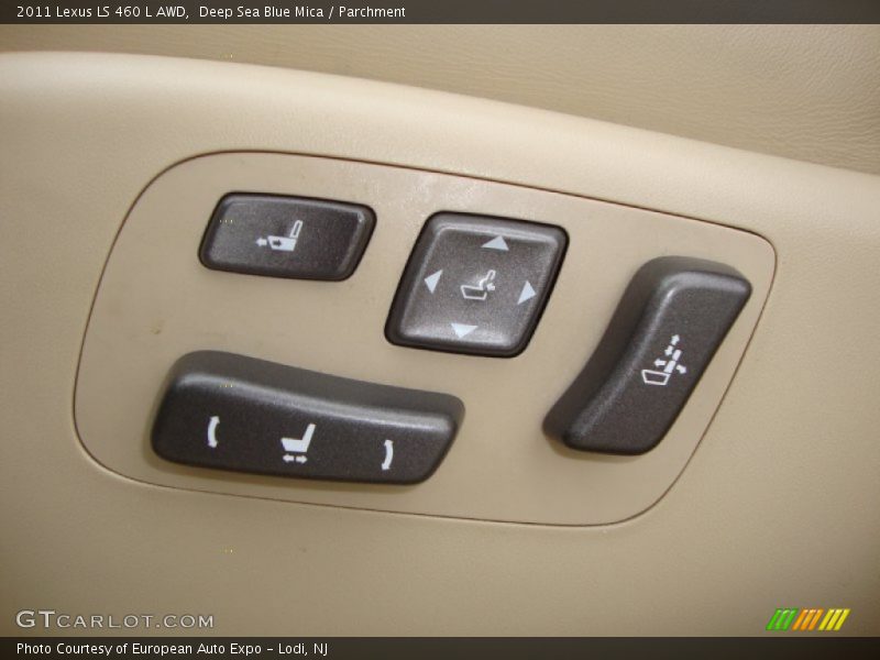 Deep Sea Blue Mica / Parchment 2011 Lexus LS 460 L AWD